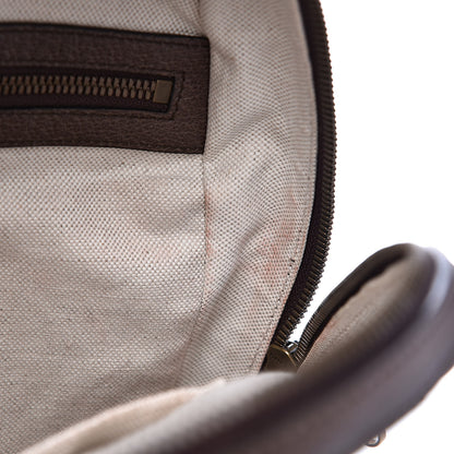 Gucci GG Supreme Monogram Calfskin Web Small Ophidia Day Backpack Beige Ebony New Acero 12 of 13