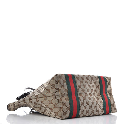 Gucci Monogram Web Large Jolie Tote Brown 4 of 9