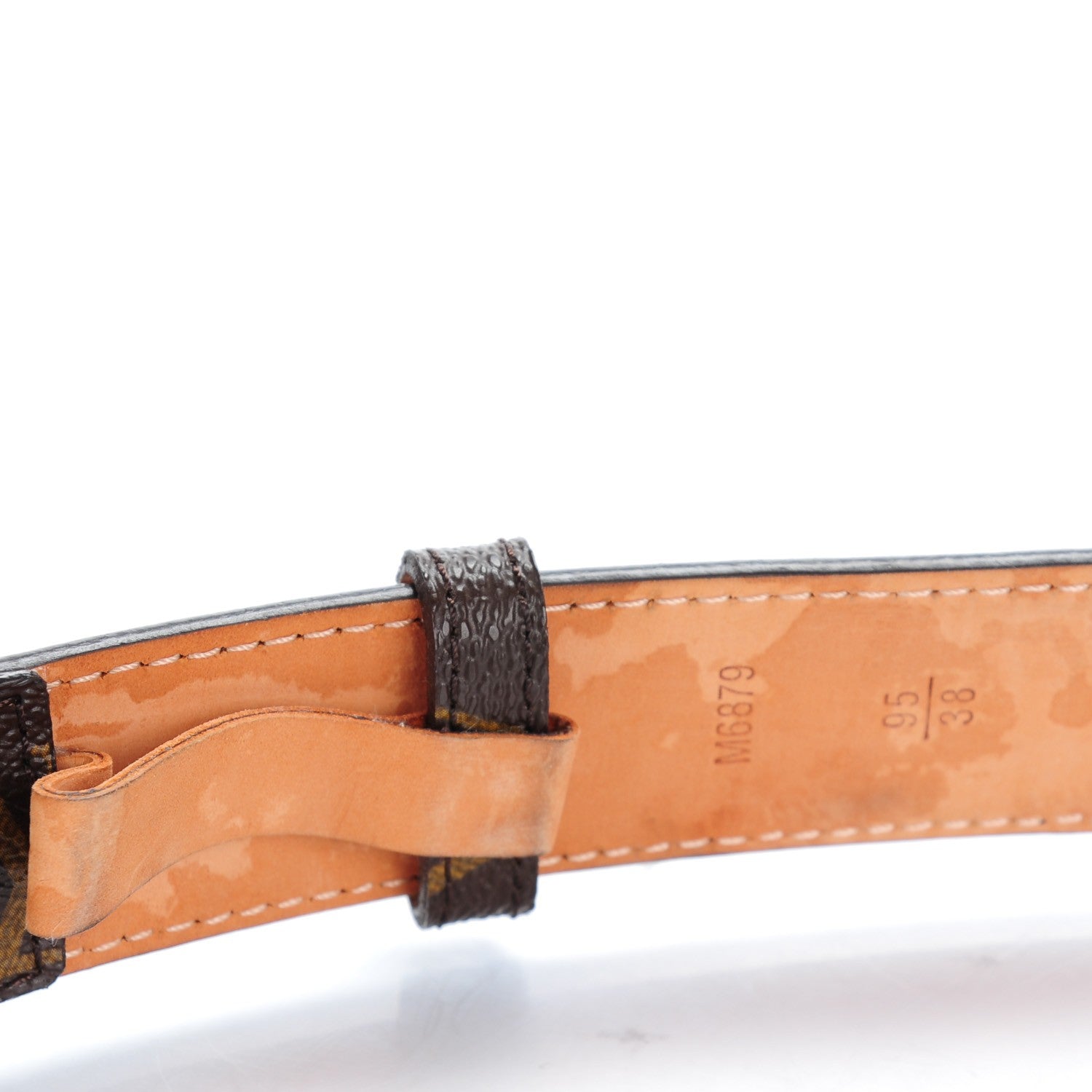 Louis Vuitton Monogram LV Frame Belt 95 38 9 of 11