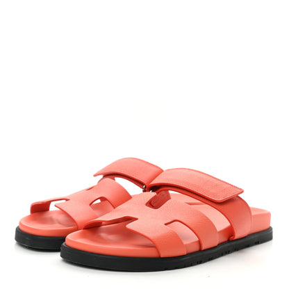 Hermes Epsom Womens Chypre Sandals 40 Rose Sorbet 3 of 9