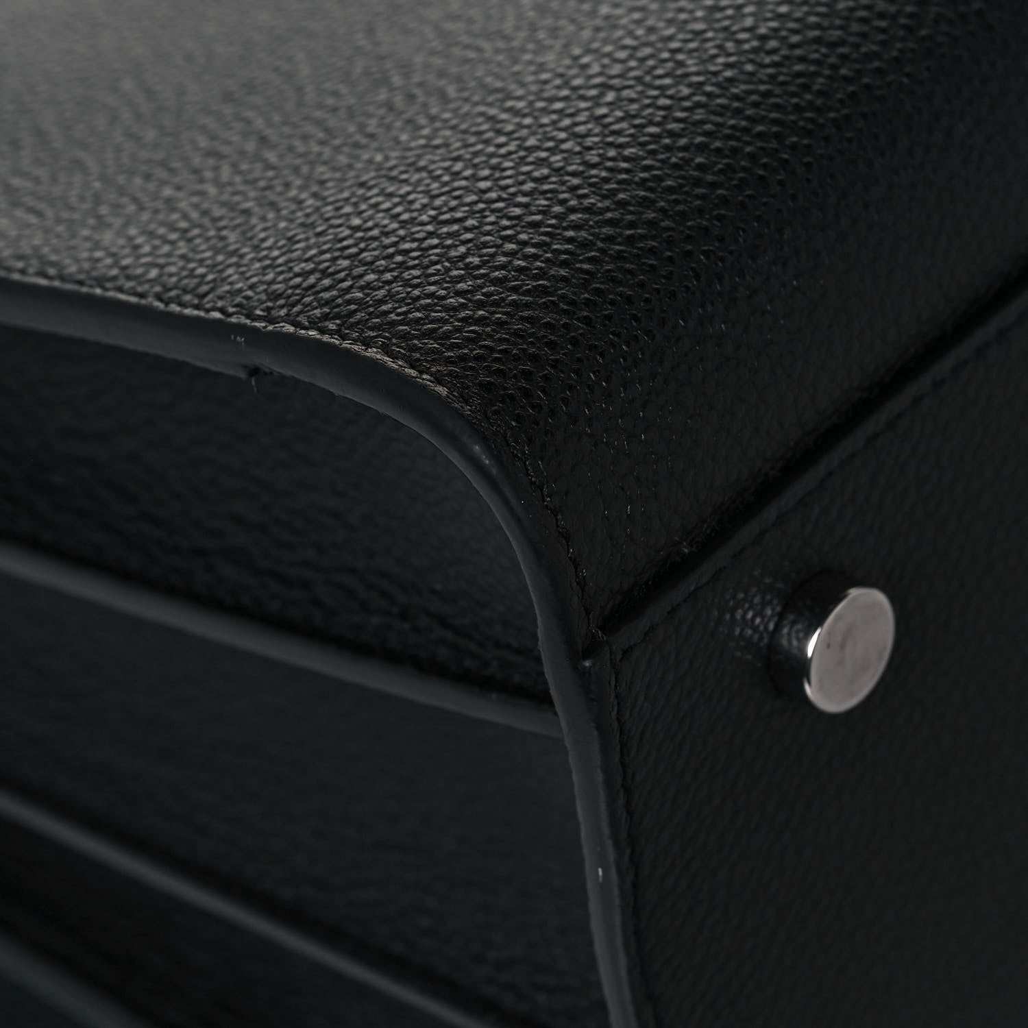 Saint Laurent Grained Calfskin Small Sac De Jour Black 5 of 14