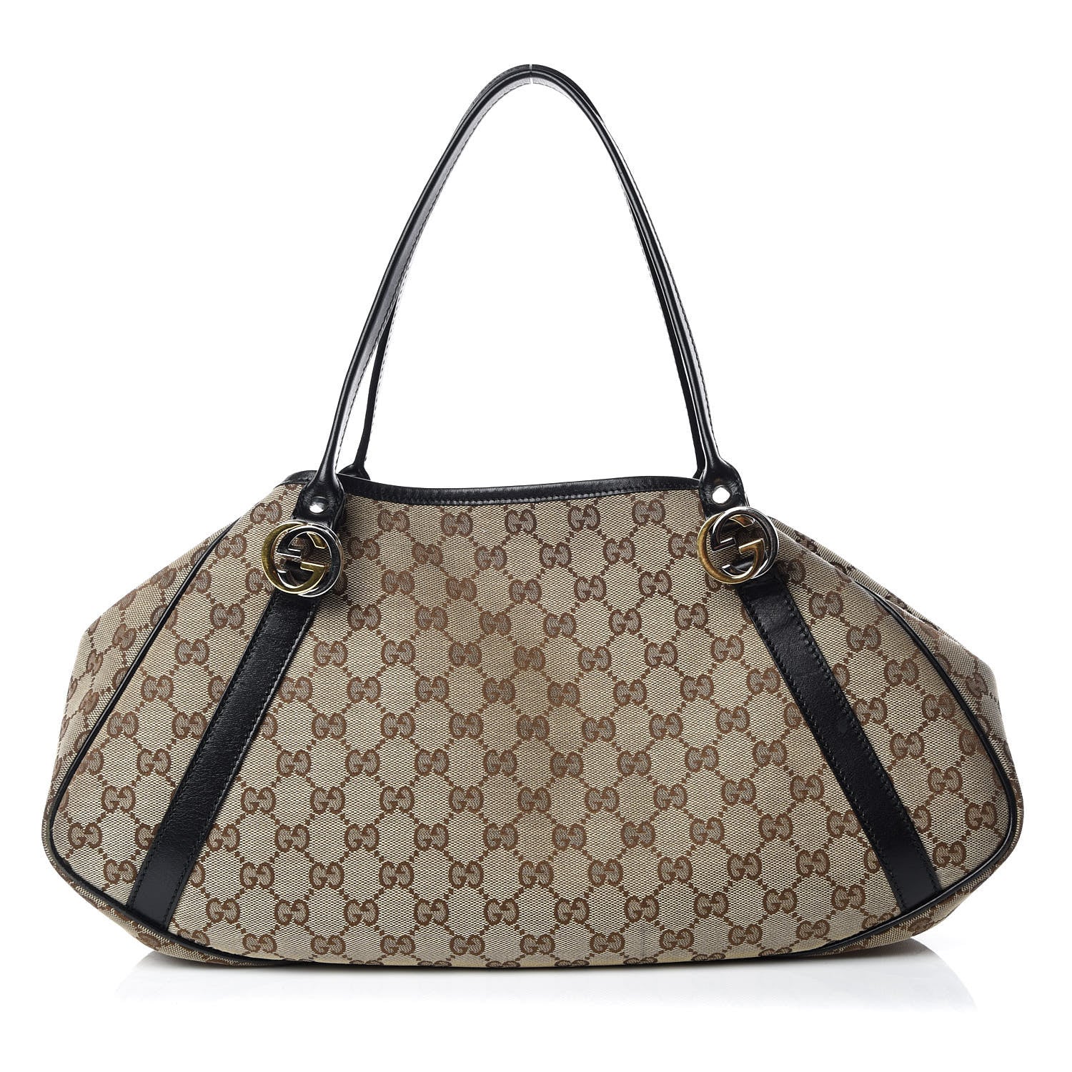 Gucci Monogram Medium GG Twins Tote Brown 1 of 13
