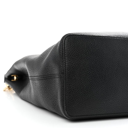 Gucci Pebbled Calfskin Large Soho Hobo Black 10 of 11