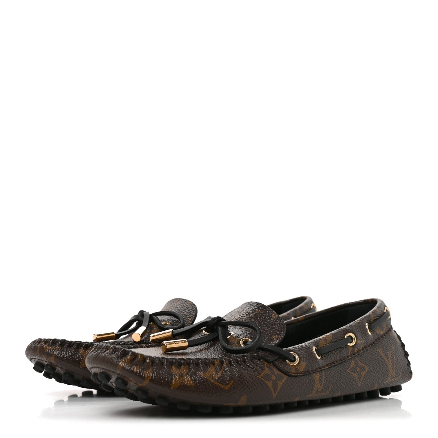 Patent Reverse Monogram Gloria Loafers 35.5