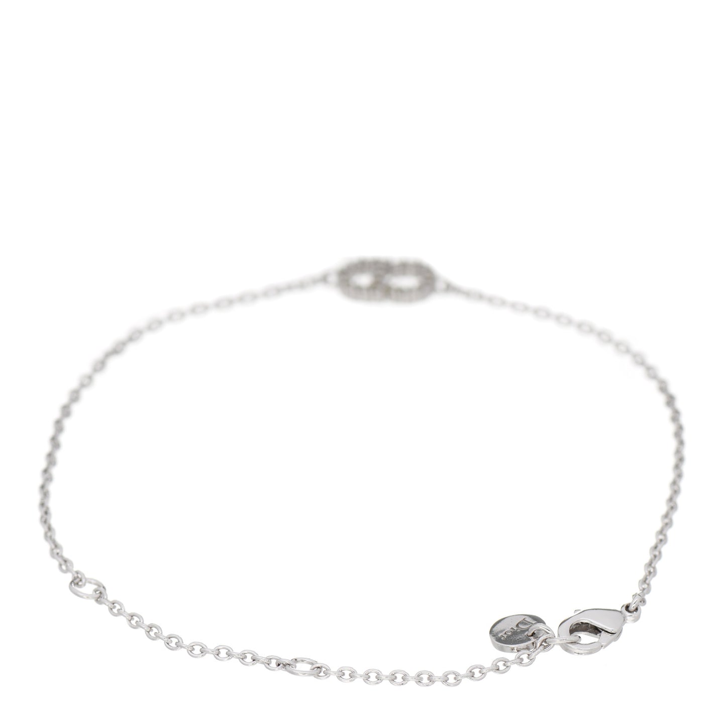 Crystal CD Bracelet Silver