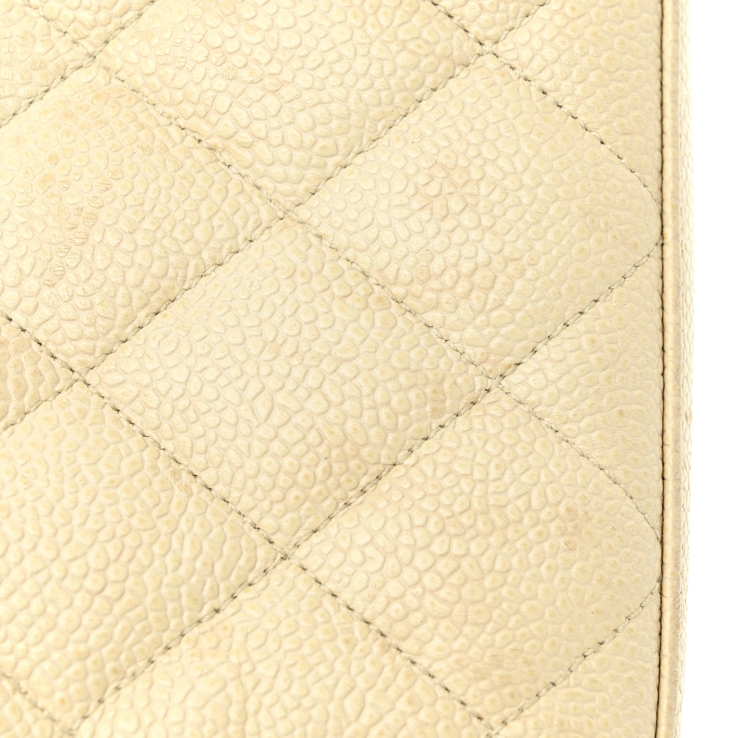 Chanel Caviar Quilted Envelope Flap Crossbody Light Beige 14 of 21