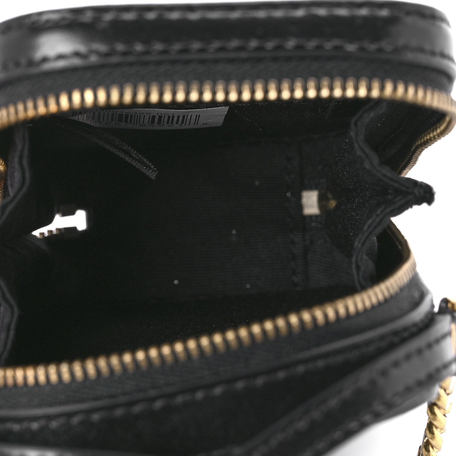 Marc Jacobs Smooth Calfskin The Mini Vanity Crossbody Bag Black 4 of 9