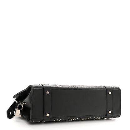 Christian Dior Lambskin Cannage Studded East West Lady Dior Black 2 of 13