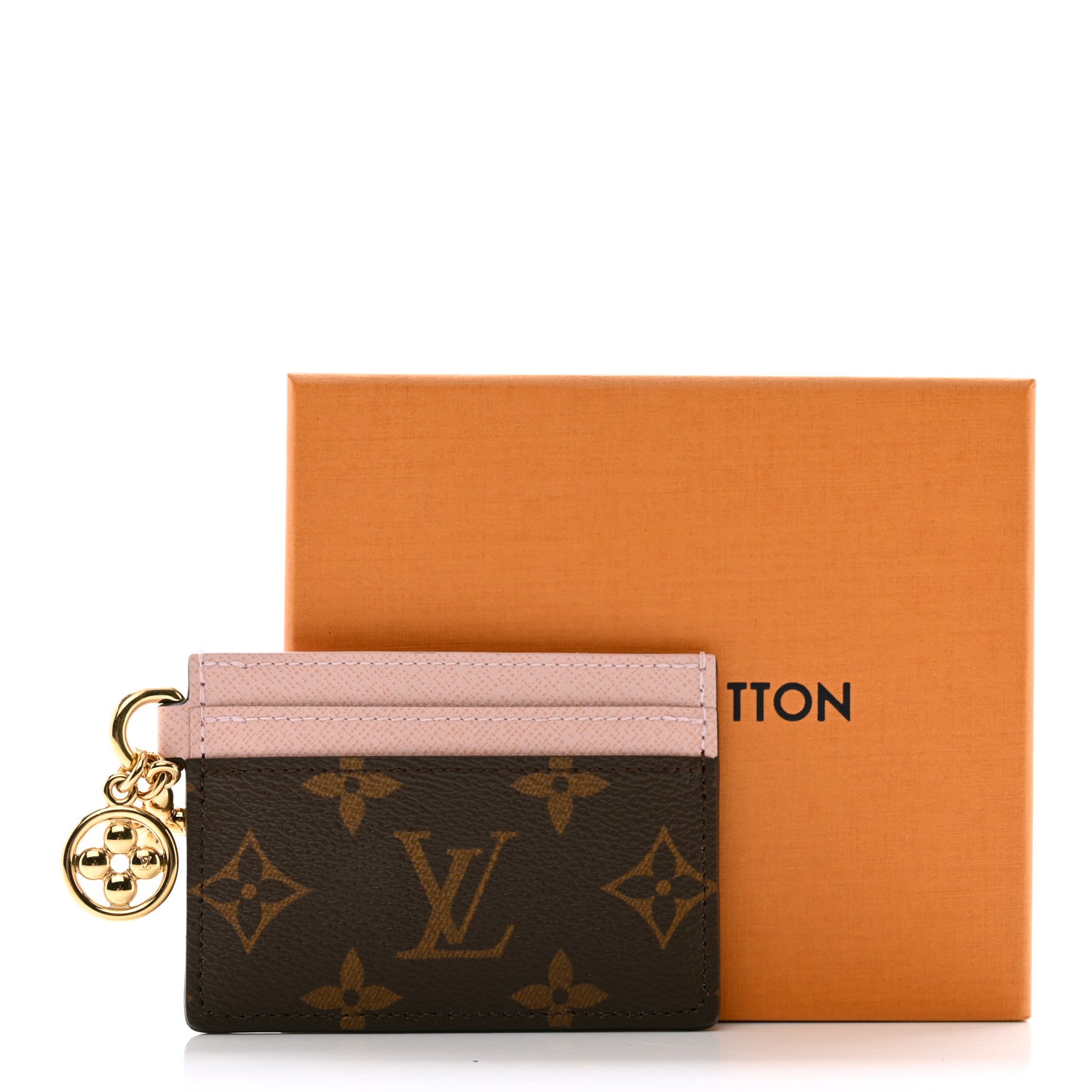Louis Vuitton Monogram LV Charms Card Holder Rose Ballerine 7 of 7