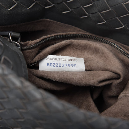 Bottega Veneta Nappa Intrecciato Bucket Bag Gray 9 of 10