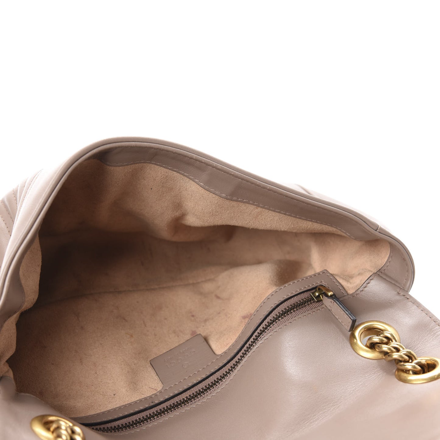 Calfskin Matelasse Small GG Marmont Shoulder Bag Porcelain Rose