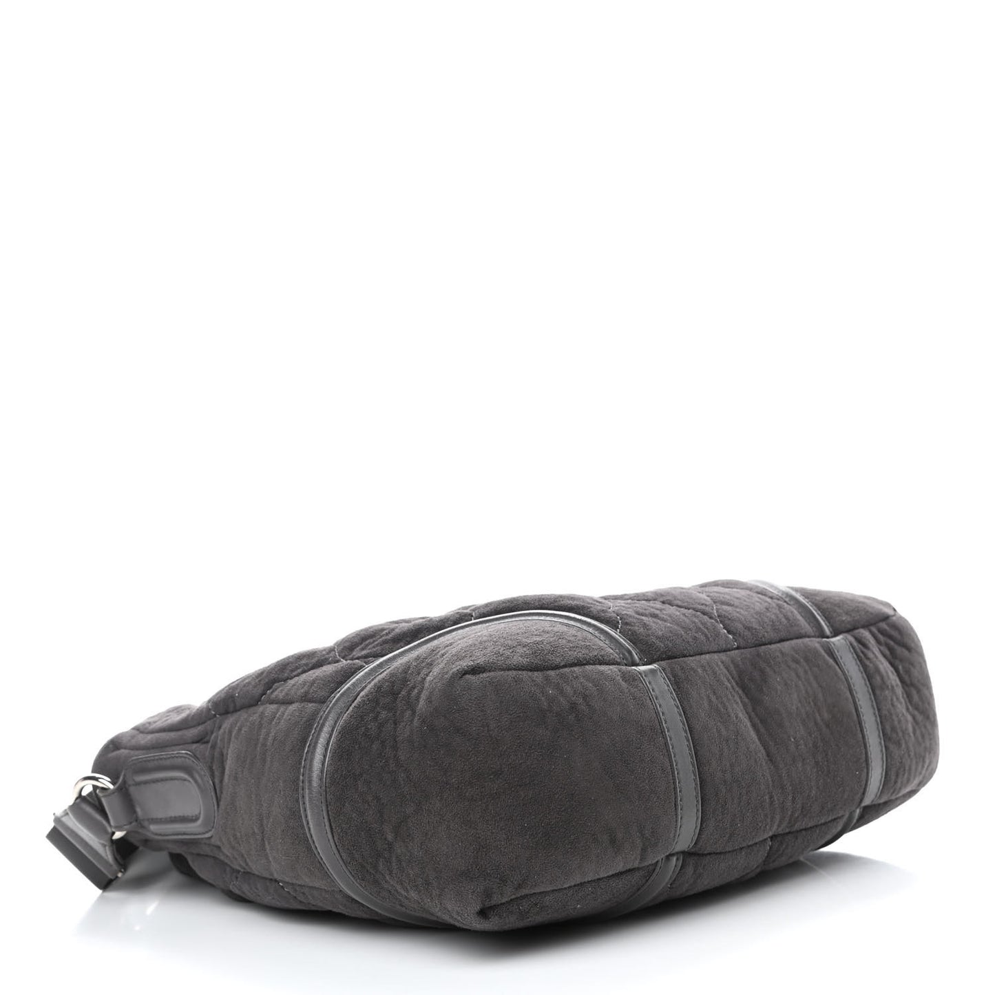 Microsuede Quilted Rodeo Drive Hobo Black