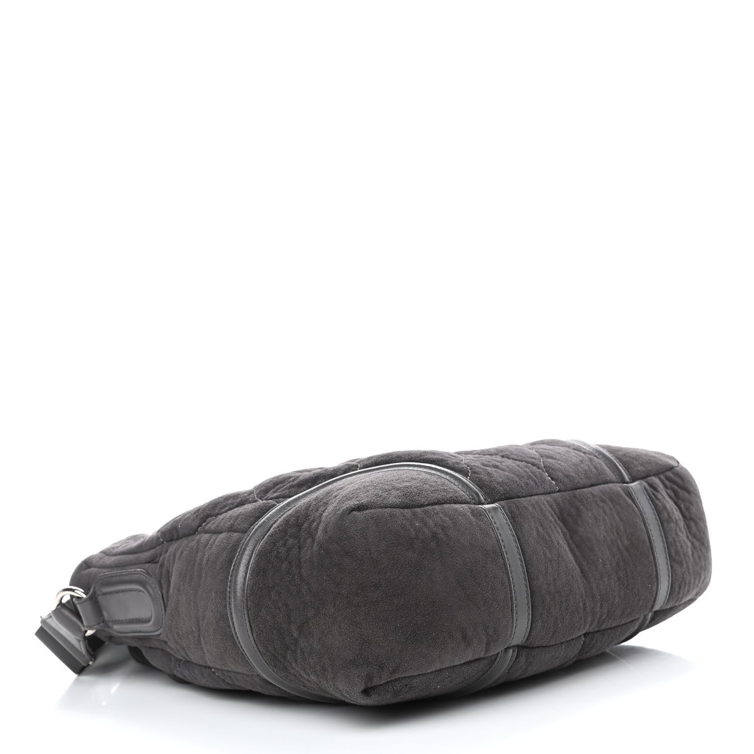 Chanel Microsuede Quilted Rodeo Drive Hobo Black 3 of 4