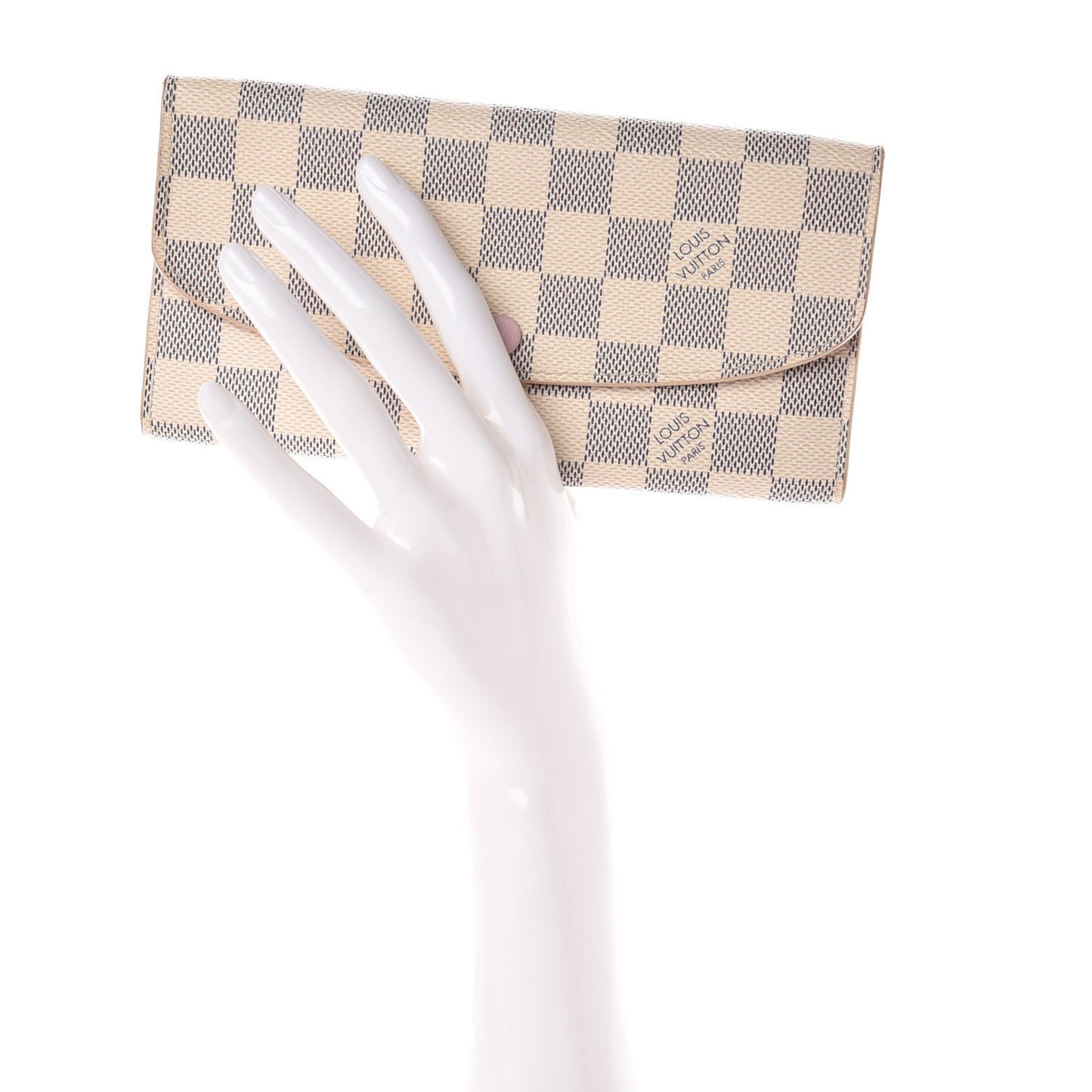 Damier Azur Emilie Wallet Rose Ballerine