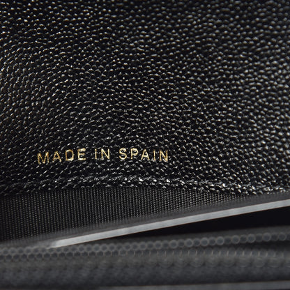 Chanel Caviar Quilted Medium Boy Flap Wallet Black 7 of 9