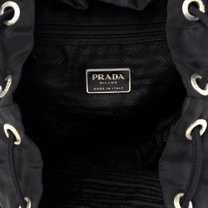 Prada Nylon Vela Medium Cinch Backpack 4 of 7