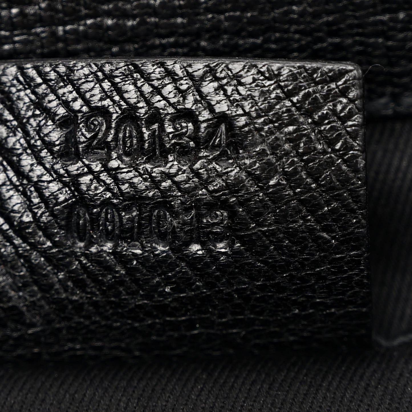 Textured Calfskin Horsebit Chain Clutch Black