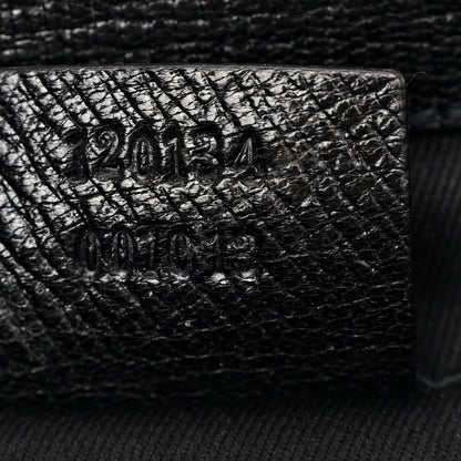 Gucci Textured Calfskin Horsebit Chain Clutch Black 7 of 10