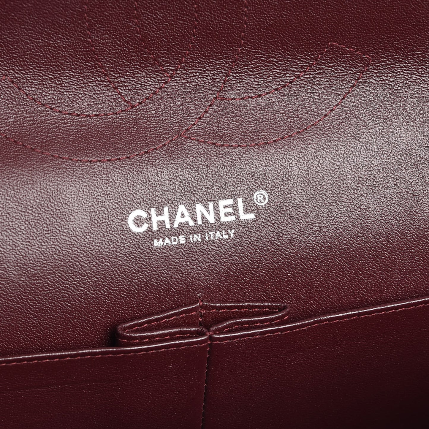 Lambskin Quilted Jumbo Double Flap Black