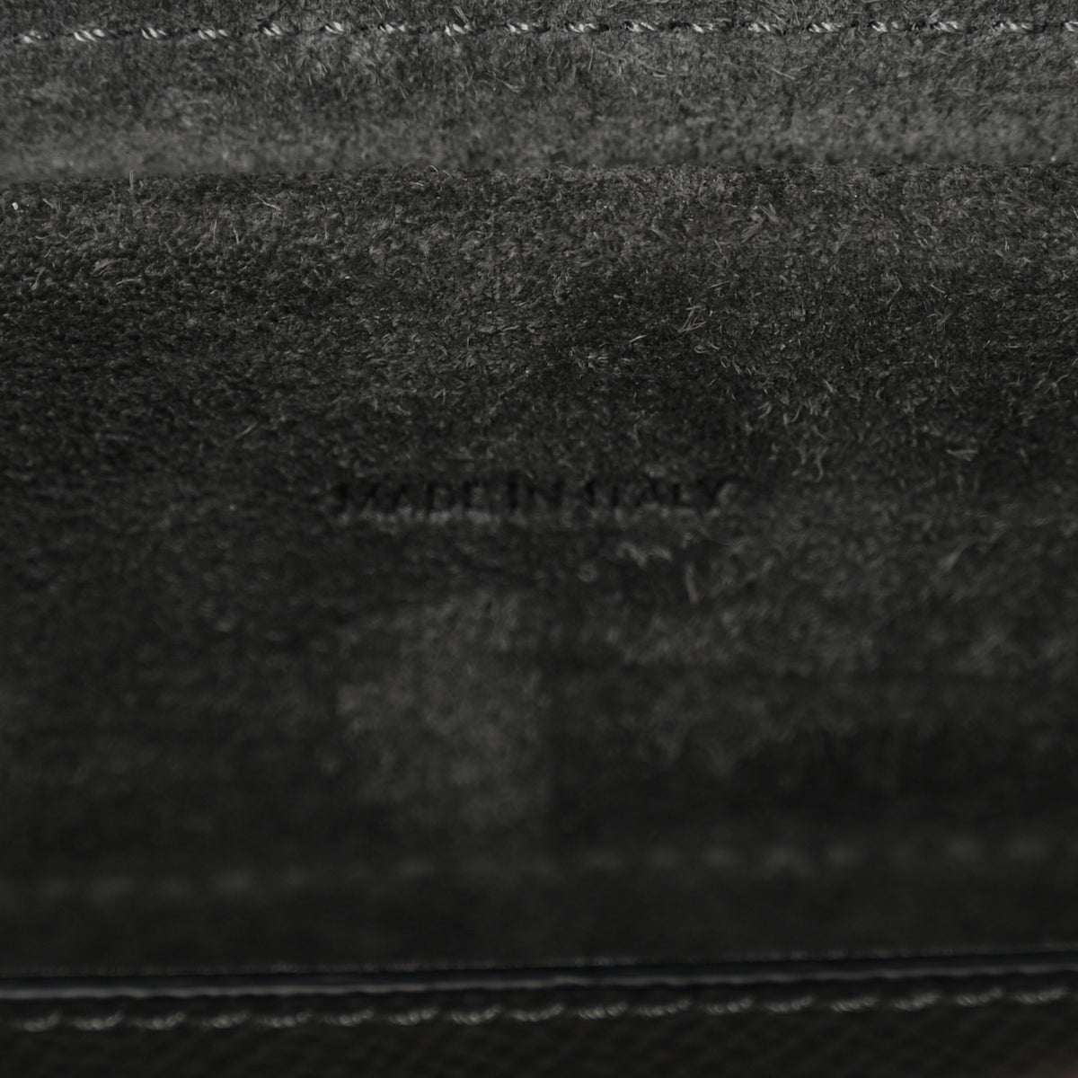 Grained Calfskin Micro Belt Bag Grey