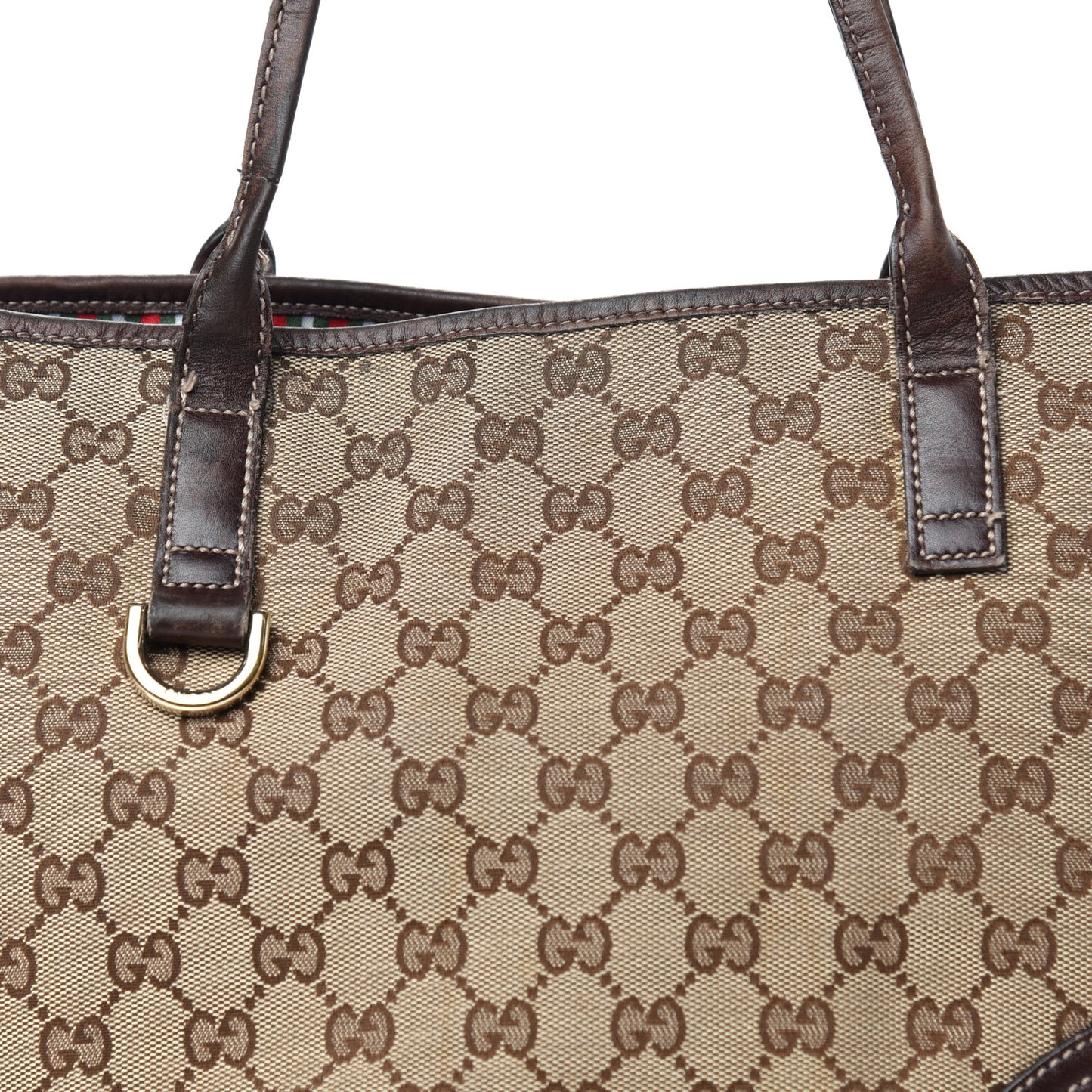 Monogram Medium New Britt Tote Brown