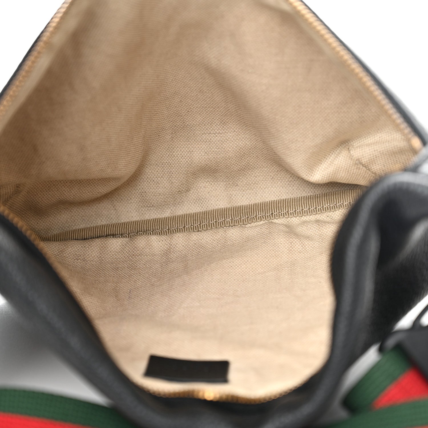 Gucci Grained Calfskin Logo Belt Bag Black 5 of 11