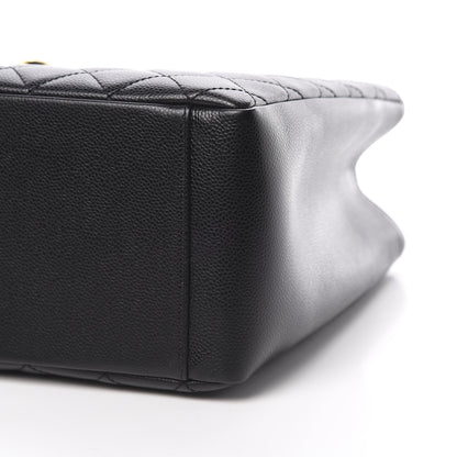 Chanel Caviar Quilted Grand Shopping Tote GST Black 10 of 10
