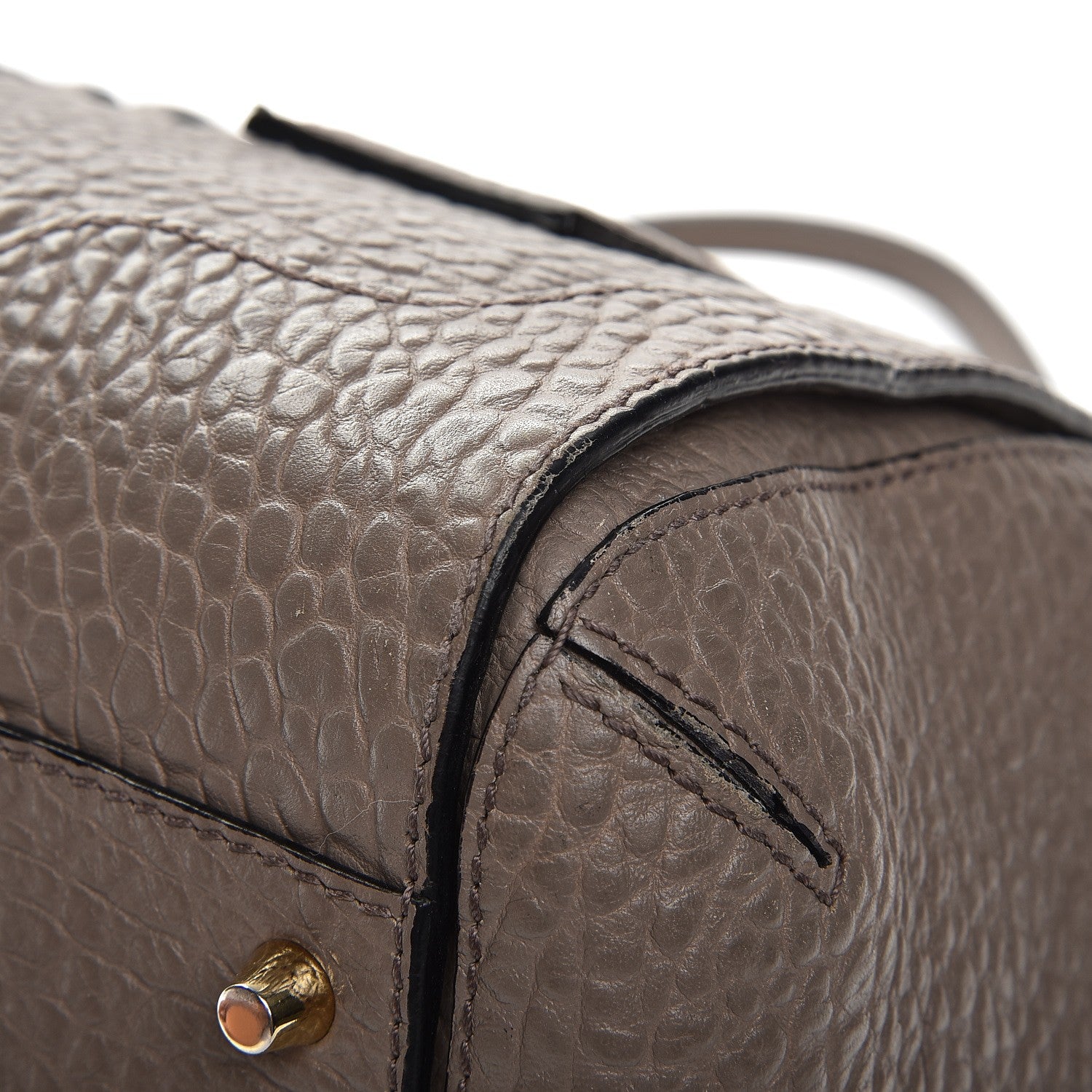Burberry Heritage Grain Leather Small Gladstone Pale Taupe 11 of 15