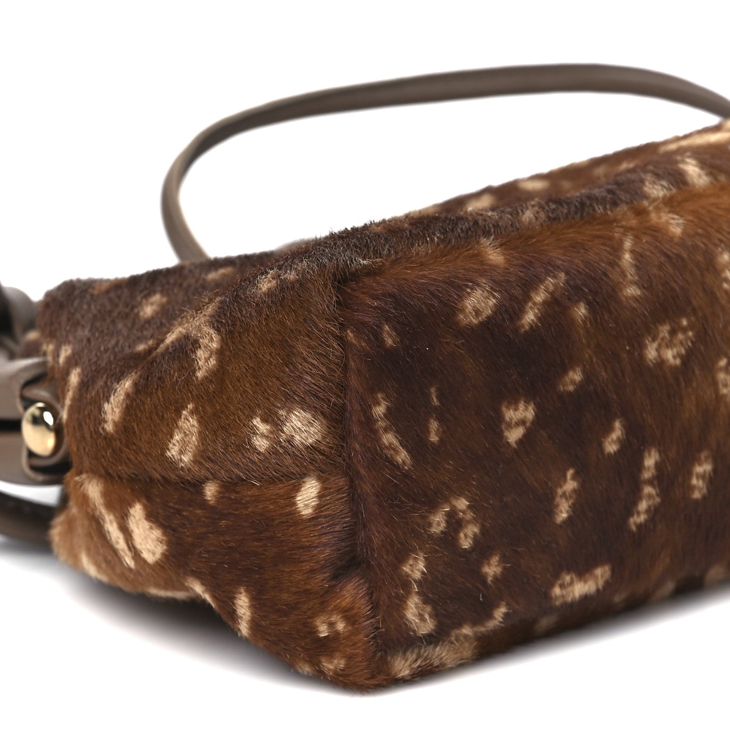 Mansur Gavriel Pony Hair Baci Bag Caramel Bambi Desert 8 of 9