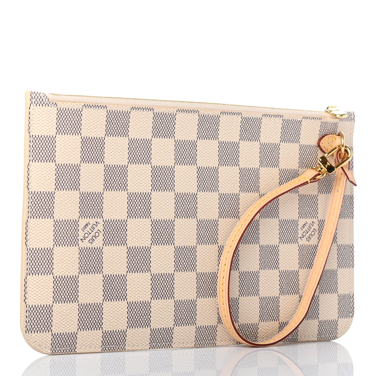 Louis Vuitton Damier Azur Neverfull MM GM Pochette 2 of 5