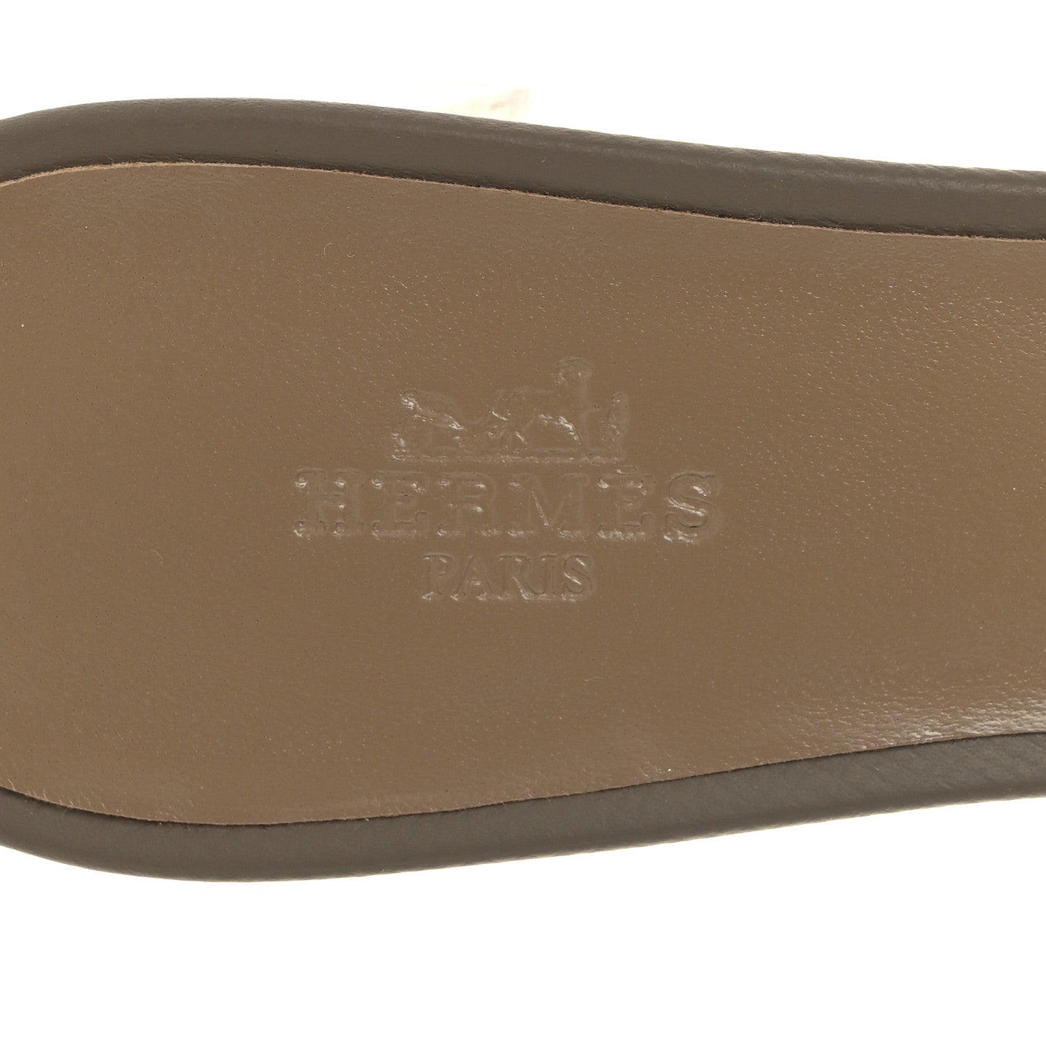 Hermes Epsom Oasis Sandals 39 Etoupe 9 of 10