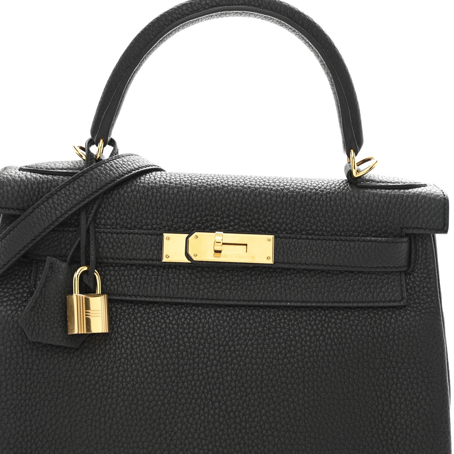 Hermes Togo Kelly Retourne 28 Black 8 of 10