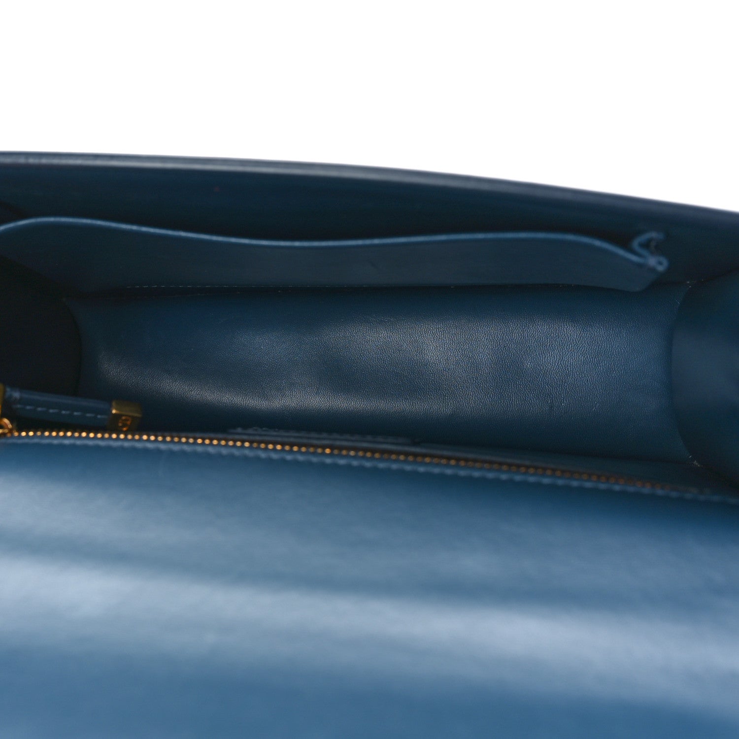 Christian Dior Smooth Calfskin 30 Montaigne Flap Bag Blue 5 of 8