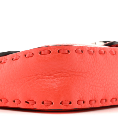 Fendi Cuoio Roma Sellerissima Nappa Sintetica Tape Stitch Mini Baguette Lava 8 of 11