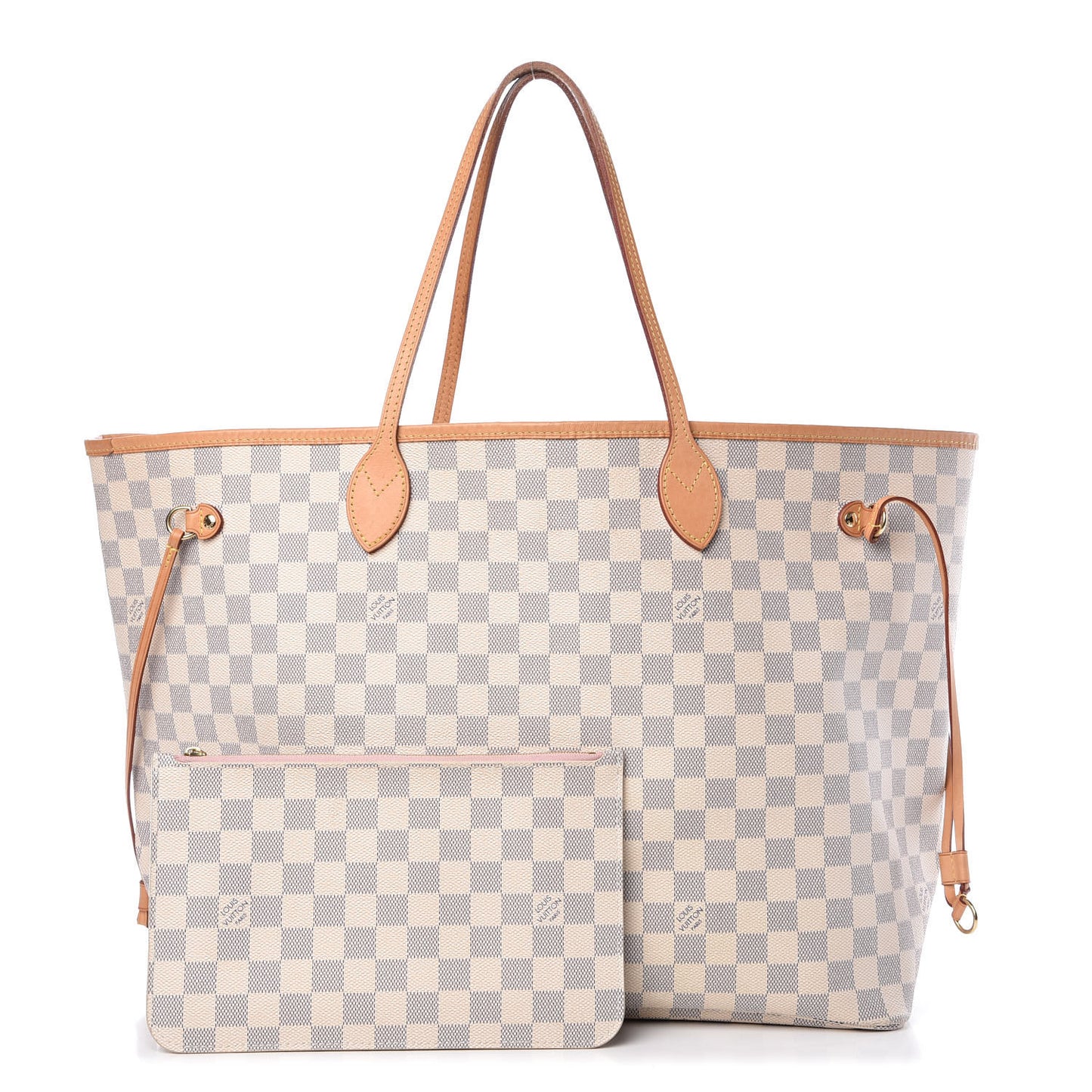 Damier Azur Neo Neverfull GM Rose Ballerine