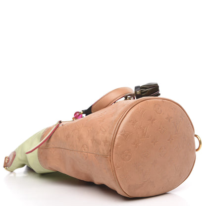 Louis Vuitton Monogram Goatskin Underground Duffle Bag Rose 4 of 15