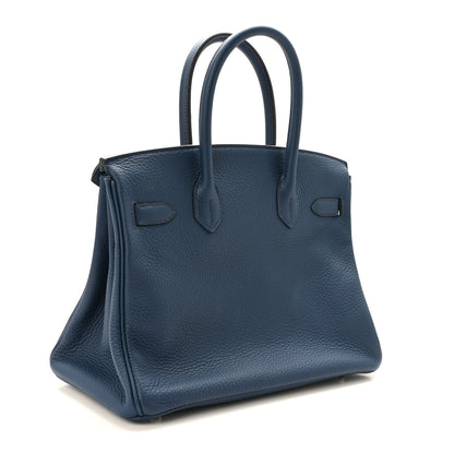 Hermes Togo Verso Birkin 30 Deep Bleu Bleu Zanzibar 3 of 12