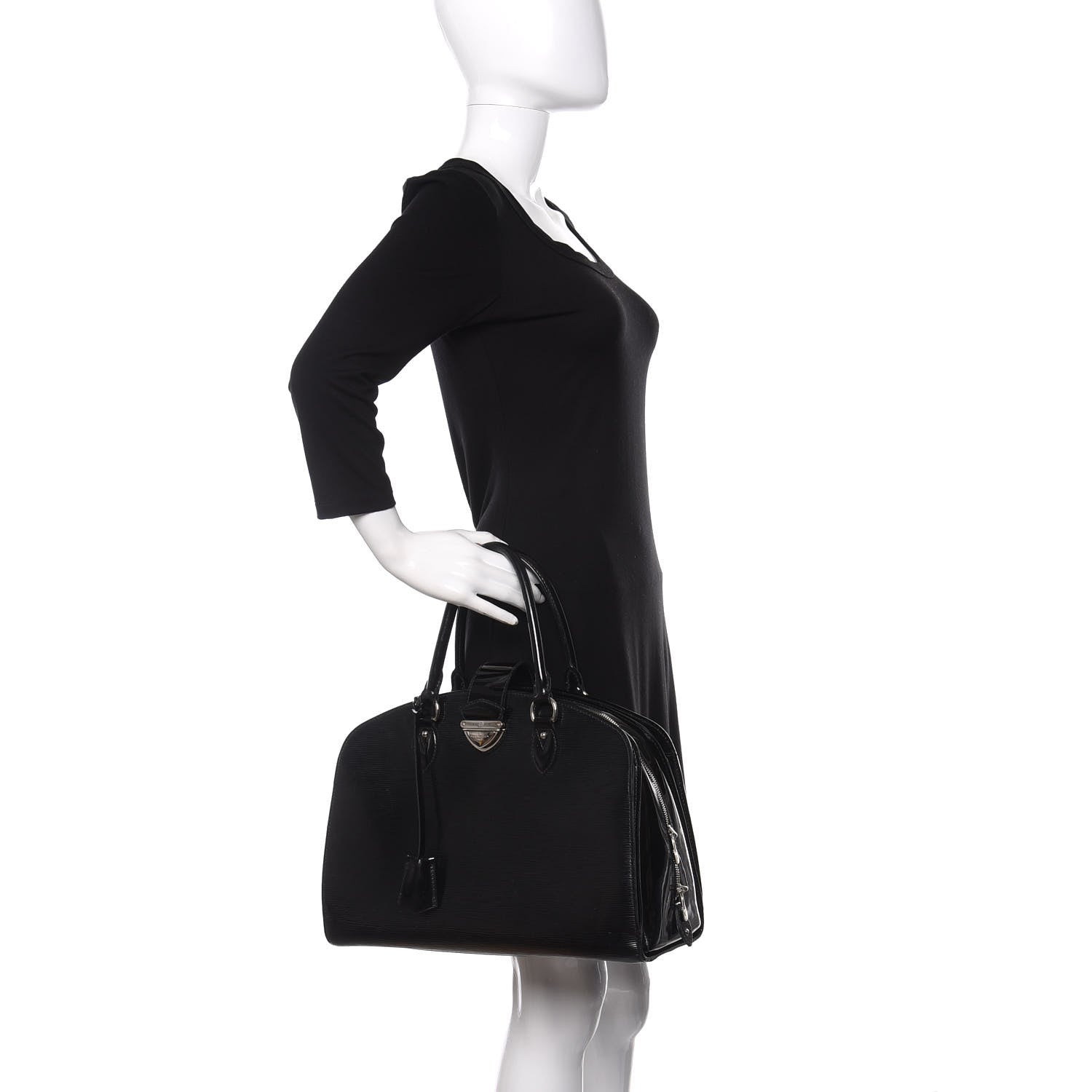 Louis Vuitton Electric Epi Pont-Neuf GM Black 2 of 10