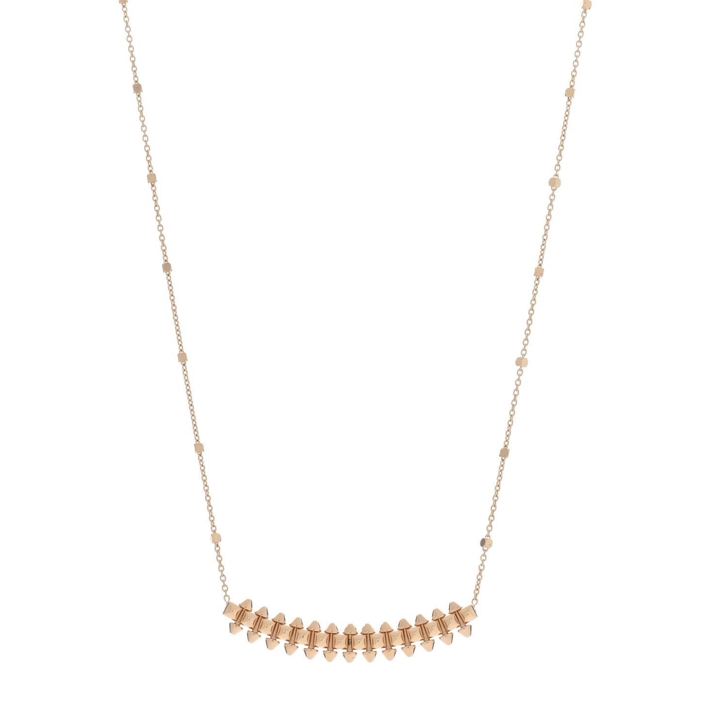 18K Pink Gold Small Clash de Cartier Necklace