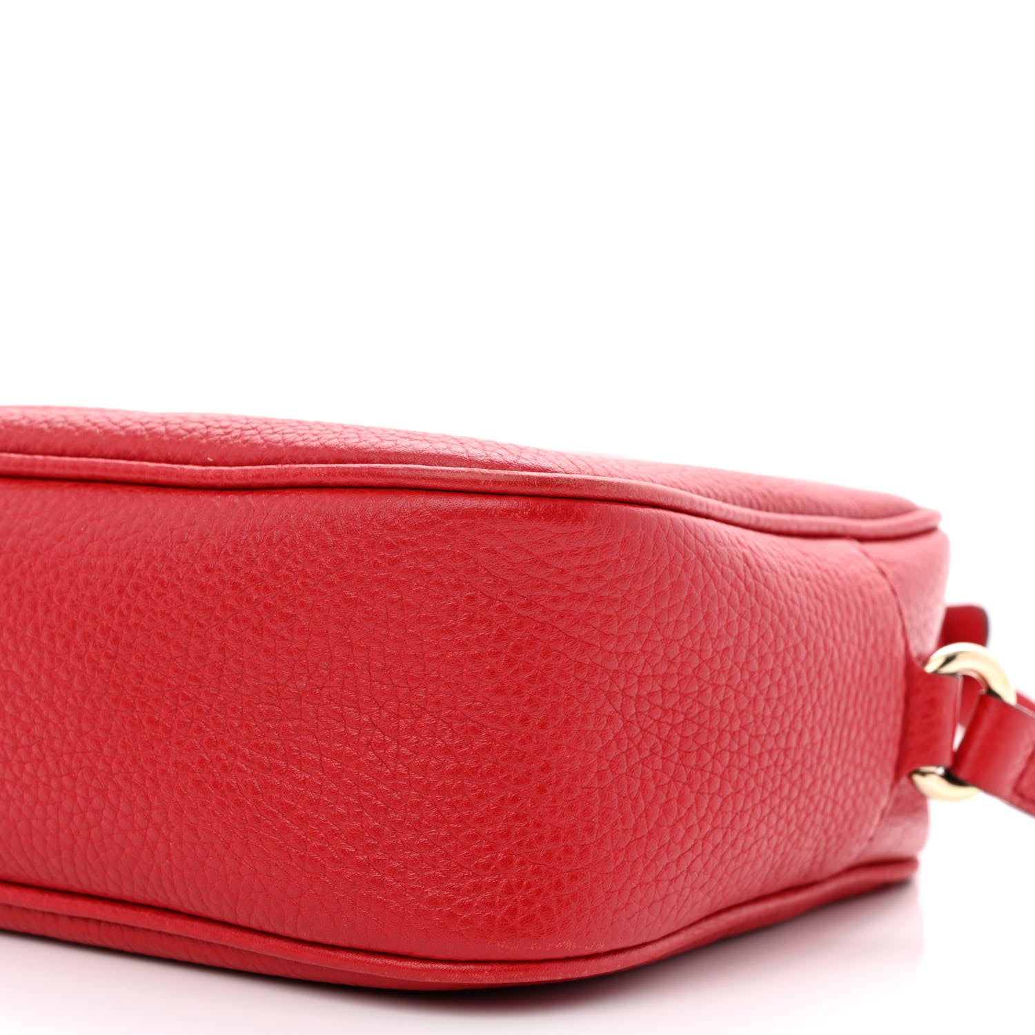 Gucci Pebbled Calfskin Small Soho Disco Bag Tabasco Red 10 of 15