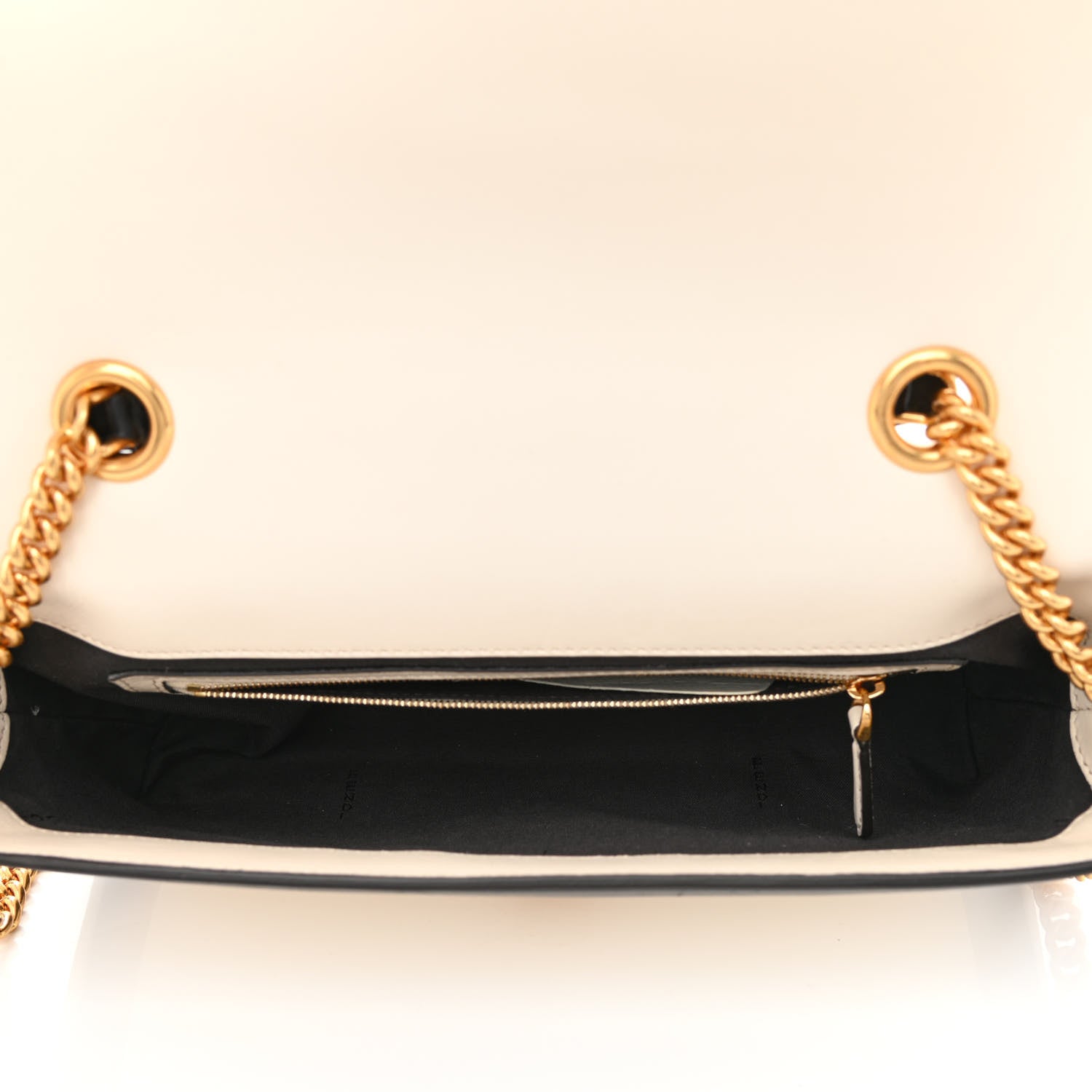 Fendi Nappa Apolo Bi-Color Chain Baguette Uovo Black 5 of 8