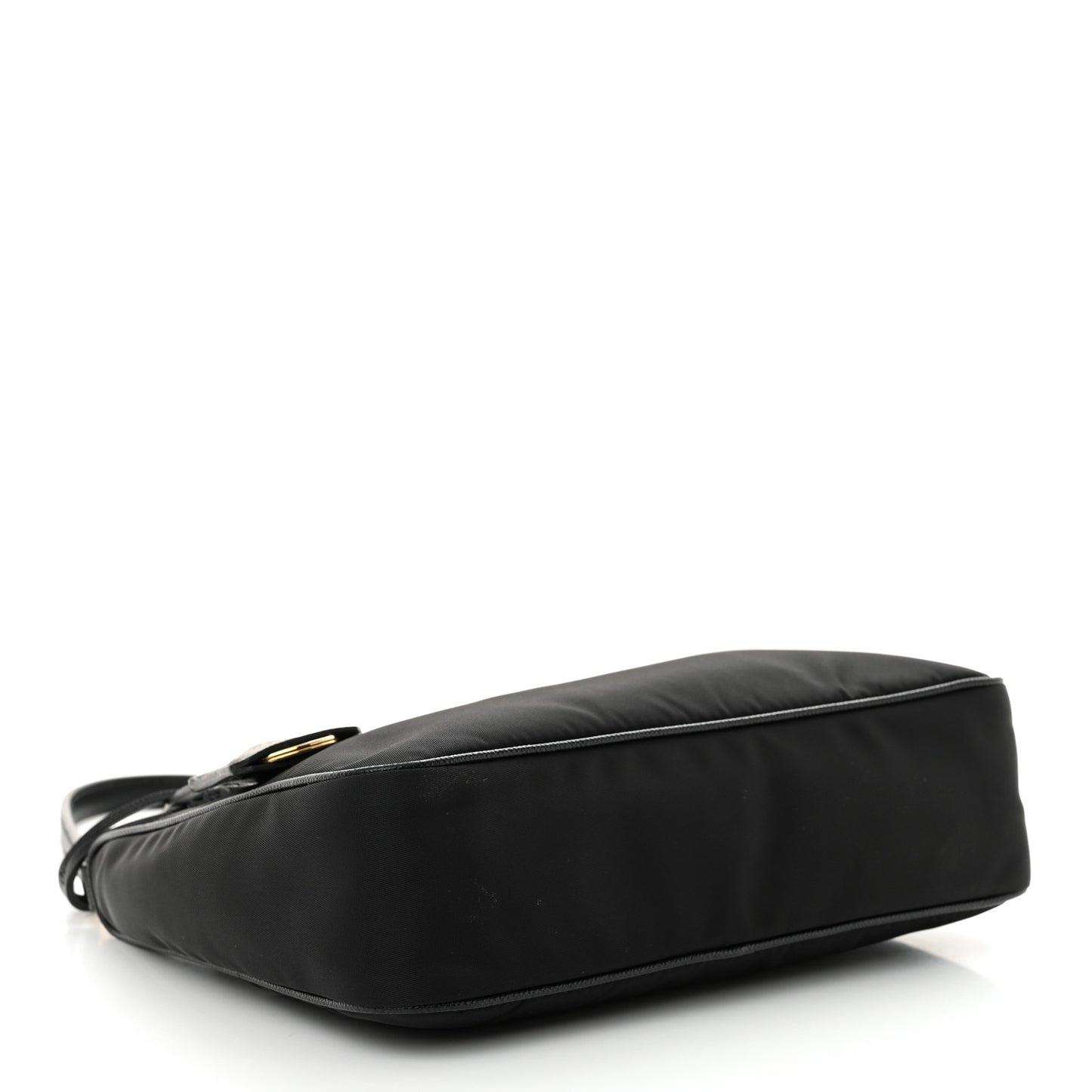 Tessuto Nylon Saffiano Mini Re-Edition 2005 Bag Black