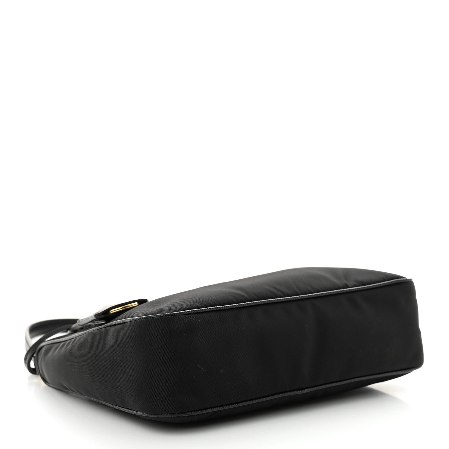 Prada Tessuto Nylon Saffiano Mini Re-Edition 2005 Bag Black 4 of 12