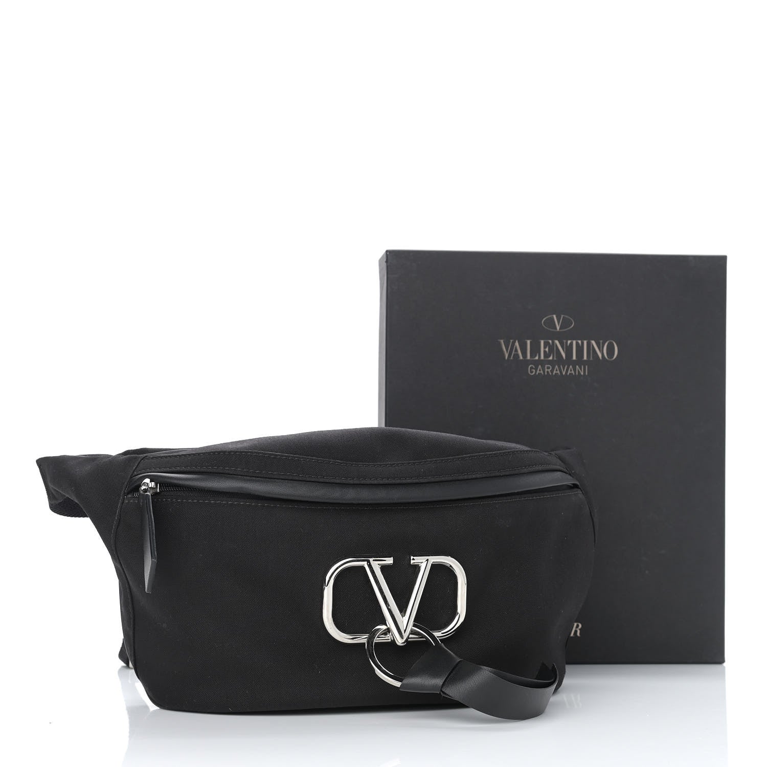 Valentino Garavani Nylon VRing Belt Bag Black 10 of 10