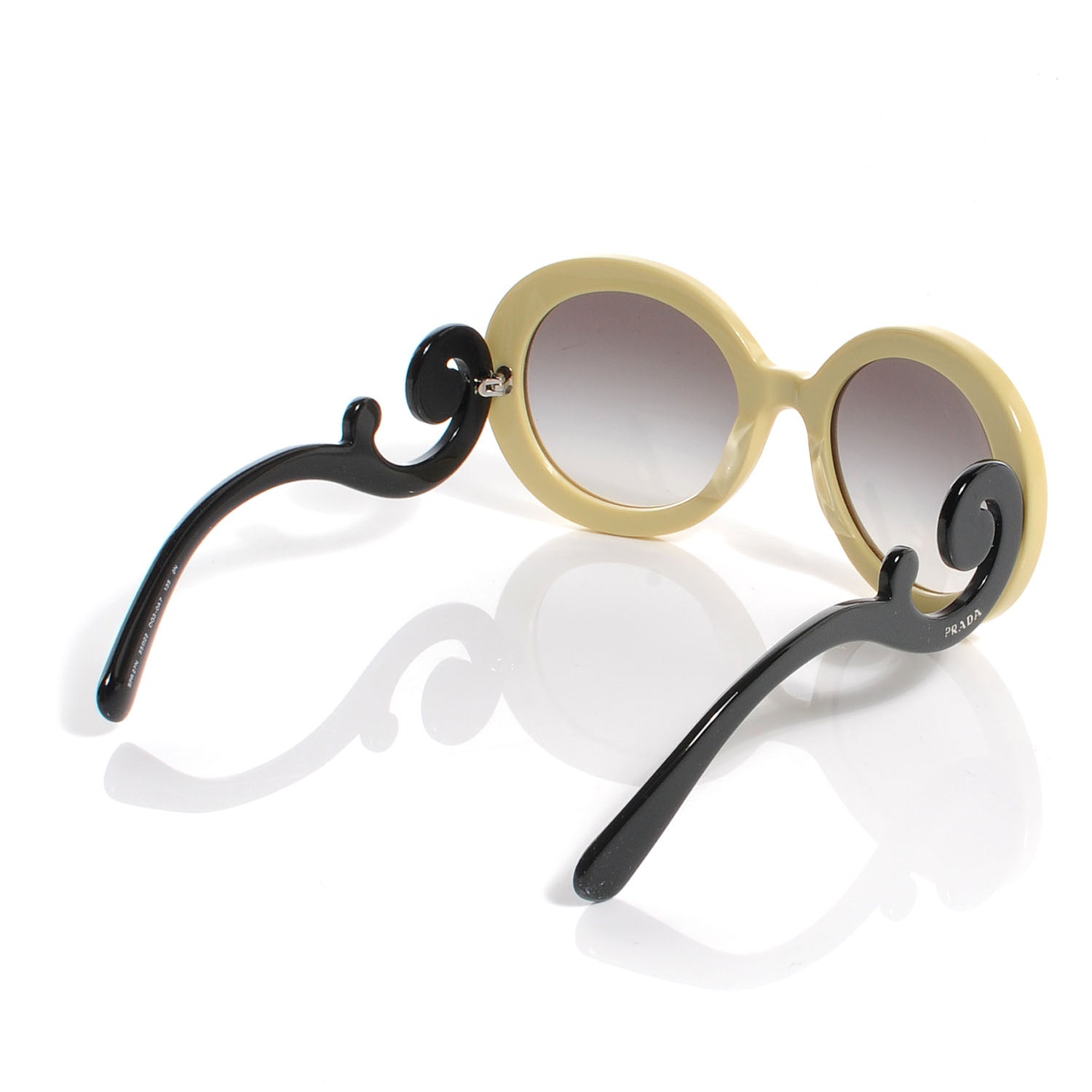 Prada Sunglasses SPR 27N Black Yellow | 2 of 6