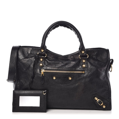 Balenciaga Agneau Giant 12 Gold Hardware City Black 1 of 10