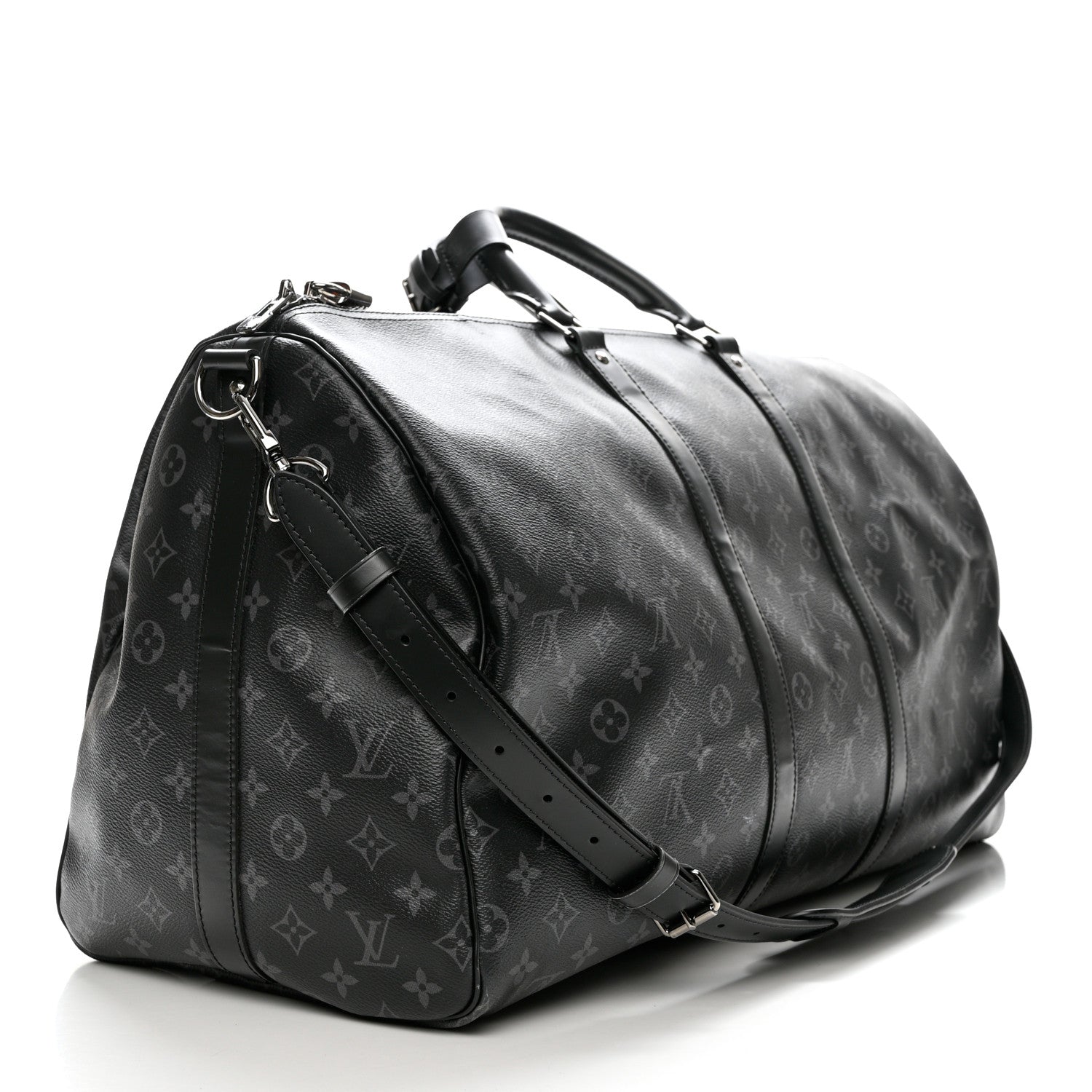 Louis Vuitton Monogram Eclipse Keepall Bandouliere 55 2 of 9