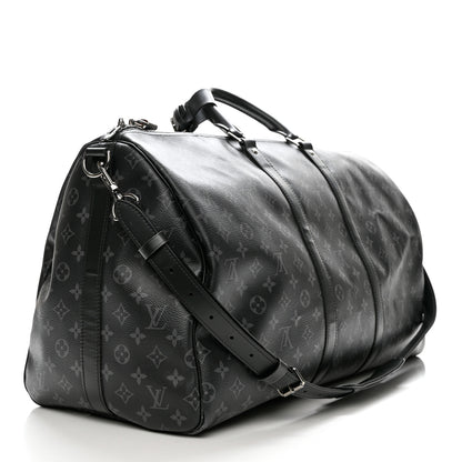 Louis Vuitton Monogram Eclipse Keepall Bandouliere 55 2 of 9
