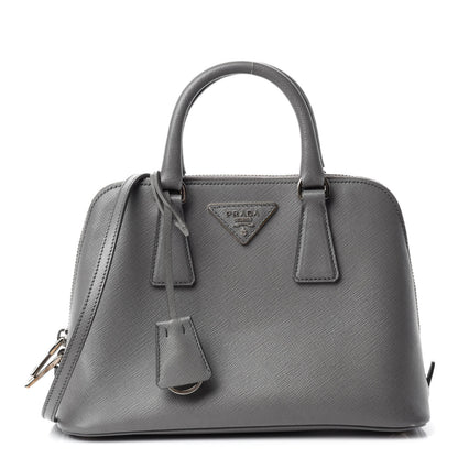 Prada Saffiano Lux Small Promenade Tote Marmo 1 of 10