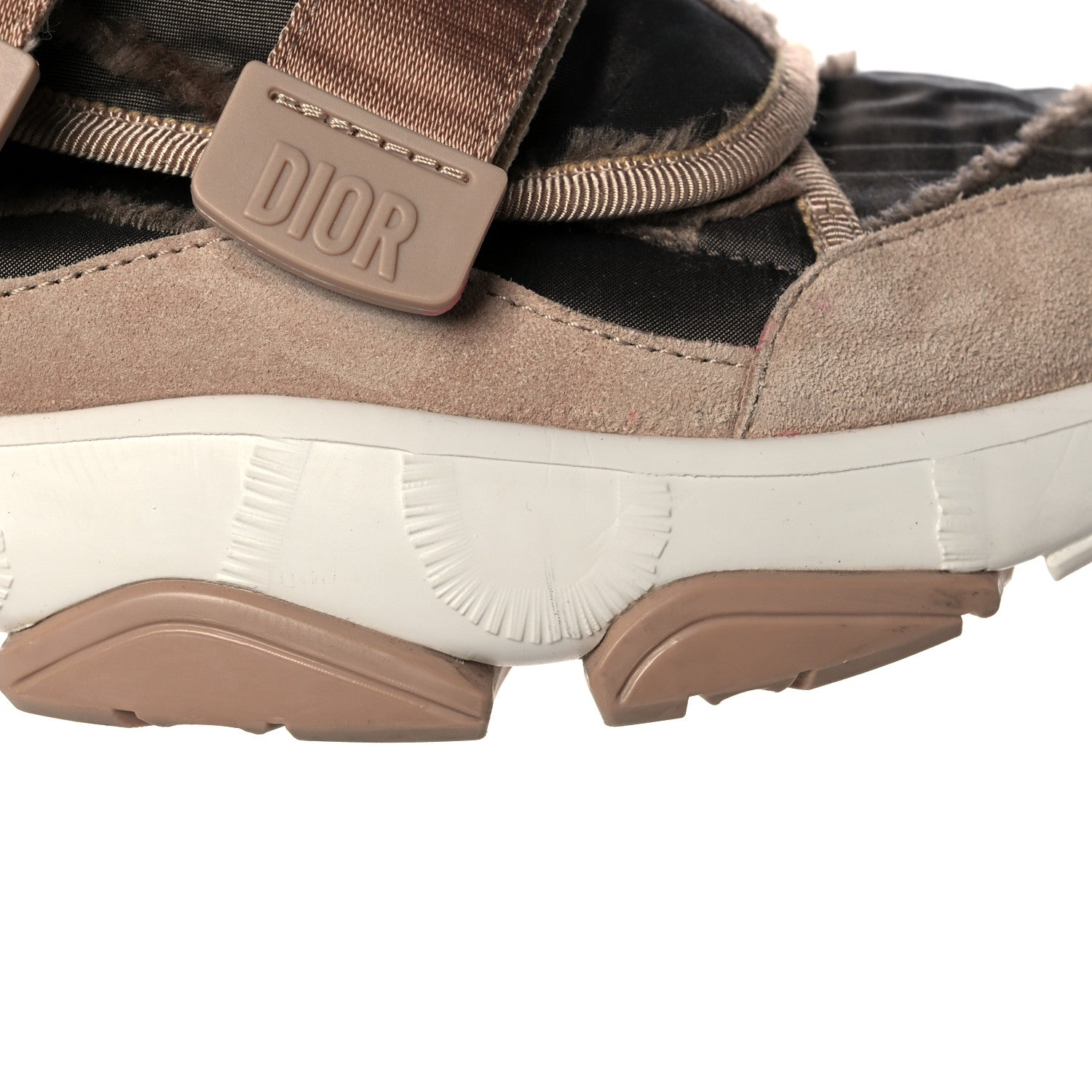 Christian Dior Technical Fabric Nylon Camouflage Womens D-Wander Sneakers 42 Nude 12 of 13